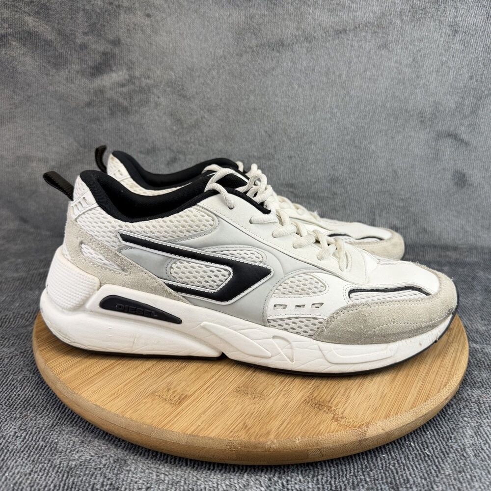 Diesel S-Serendipity Sport Shoes Mens Size 9 White Athletic Sneakers Low Top